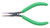 Xcelite LN54BK 5" Diagonal Thin Long Nose Pliers with Green Cushion Grips