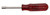 Xcelite HS8V 1/4" x 3 1/8" Full Hollow Shaft Nutdriver, Red Handle, Carded