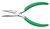 Xcelite LN55V 5 1/2" Thin Long Nose Pliers with Green Cushion Grips, Carded