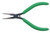 Xcelite SN54 5" Long Nose Side Cutting Pliers with Green Cushion Grips