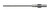 Xcelite 9974MM 2.5mm x 102mm Series 99 Interchangeable Allen Hex Socket Screw Blade