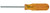 Xcelite R144BK 1/4" x 4" Regular Round Blade Screwdriver, Amber Handle