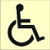 CH Hanson 12416 Handicapped Sym, 15.5'' dia. Safety Sign Stencil