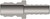 Dixon E8S8-B 1" STR8-THRU NIPPLE, 1" BARB, BRASS