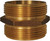 Dixon DMH2525NYFD 2-1/2" MNPT X 2-1/2" MNYFD BR HEX