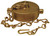 Dixon FC200F 2" NST BRASS P/L CAP WITH CHAIN