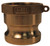 Dixon G400-A-BR 4" Brass Global Female NPT x