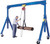 Vestil AHS-2-15-12 Adjustable Height Steel Gantry Crane, Cap 2,000 lbs