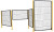 Vestil APG-P8-C Adjustable Perimeter Guard Systems - Corner Post