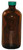 Vestil BTL-UVN-G-16 Narrow-Mouth Amber UV Glass Bottle, 16 oz
