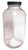 Vestil BTL-SG-G-4 Graduated Square Glass Bottles, 4 oz