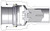 Dixon H12F10 1 1/2" ISO-B NIPPL, 1 1/4" NPTF, ST Body Material: STEEL Body Size: 1-1/2"