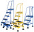 Vestil LAD-4-B Commercial Spring Loaded Ladder, Number of Steps: 4, Step Type: Rubber