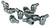 Dixon GWHZ445R Retail Pack of 10 (1= Pack of 10) ZERK FITTING 45 Deg - 1/4-28 TAPER SAE