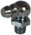 Dixon GWHZ490 90 Deg 1/4"-28 Tapered SAE-LT, Zinc Plated Steel for Whip Hose