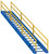 Vestil STAIR-12 Modular Style Stairway, Steps: 12
