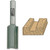 Ivy Classic 10808 3/8" Straight Router Bit, Carded