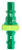 Legacy A71640BHPO-X ColorConnex? Plug ARO 1/4" Body 3/8" Push Lock Barb green