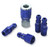 Legacy A72456C ColorConnex? Type C 5pc 1/4" Blue Coupler & Plug Kit