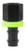 Legacy A1641HPO-X Hose Barb Fitting, 3/8" Push Lock x 1/4" FNPT, black, bulk
