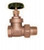 Legend Valve 110-246 1-1/4" T-435YB Radiator Gate Valve, Yellow Brass