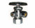 Legend Valve 114-404 5/8"ODX3/8" OD X 3/8" ODT-587 Multi-Turn Dual Outlet Valve