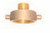 Legend Valve 322-744 A75 2-1/2" NST X 2" NPSH Brass Hydrant Adapter Female x Male
