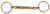 Dixon J125 4 1/2" Brass Chain Plated Steel Pul