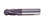 HTC 115-4156 5/32" Dia Solid Carbide Single Ball End Mil, Stub Length, TiALN Coated, 4 Flute