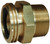 Dixon ME502-12/8 2-1/4" Male Acme x 1-1/2" MNPT x 1" FNPT Adapter Assy, Brass