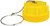 DIXON ME181-1 LP Gas Hose Plastic Dust Plugs with dust seal and chain assembly, yellow plastic