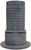 Dixon N150NO 1 1/2" Notched Turned Back Nipple