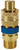 Dixon N4M4-B-LS BOWES NIP, 1/2" M-NPTF, S-LOK, BRAS Body Material: BRASS Body Size: 1/2"