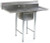 Eagle Group 414-18-1-24 31 3/4" x 68" one compartment - 414 series coved corner sink, 24" x 18
