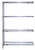 Eagle Group A4-74-1860V Valu-Master gray epoxy Four-Shelf Add-on Unit, 18" W x 60" L x 74 H