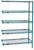 Eagle Group A5-86-2130VG Valu-Gard green epoxy Five-Shelf Add-On Unit, 21" W x 30" L x 86 H