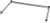 Eagle Group CF2424-C 24" x 24" chrome 3-sided channel frame.