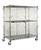 Eagle Group CSC2448 27 1/4" x 51 1/4" x 69" chrome mobile, full-size security un