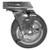 Eagle Group CPR6P-600 6" diameter, 2" wheel face, rigid, EAGLEbrite zinc caster with polyure