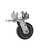 Eagle Group CPS6Z-800 Eaglebrite Zinc Swivel/Lock Caster, Polyurethane tread, 6" Dia, 800 lbs Cap