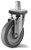 Eagle Group CSS5PS-300 Stainless Steel Caster, Polyurethane Tread, 5" Dia, 300 lbs Cap