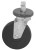 Eagle Group CSB5-CC 5" diameter, 1 1/4" wheel face, stem/brake EAGLEbrite zinc conductive
