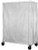 Eagle Group CZ-63-2448 24" x 48" white coated nylon with zipper cart cover. 63" post height.