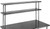 Eagle Group DOS10132-16/4 10" x 132" 16/4 gauge, double deck non-adjustable overshelf.