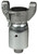 Dixon RAM1WF 1/2" Air King Hose End w/Ferrule 1-Clip, 316SS