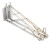 Eagle Group DWB18-S 18" wide mid unit, stainless steel finish - stationary wire wall mount