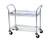 Eagle Group EU2-1836Z 18" x 36" EAGLEbrite zinc, two-shelf - medium duty utility