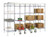 Eagle Group EP86-Z EAGLEbrite zinc, stationary end/intermediate unit kit with 86" high po