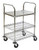 Eagle Group EU3-1830CS 18" x 30" utility cart with solid shelf, 4" caster diamet