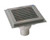Eagle Group FD-SG 12" x 12" floor drain with stainless steel grating (Floor opening 11 1